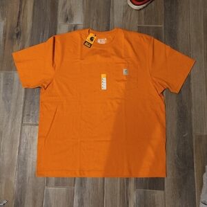 Brand new with tags Orange Carhartt Essential Pocket T Shirt